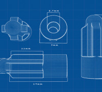Imersion Mixer coupling repair 3D model