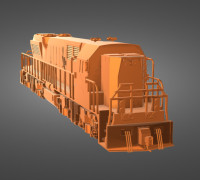 Locomotive E-400 3D model