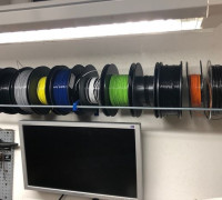 Filament Spool Shelf 3D model
