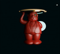 Ambrogio - Design Table Butler Supportless 3D model