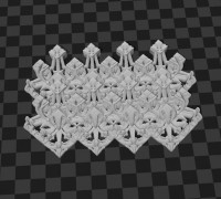 border, edging, Bordüre 3D model