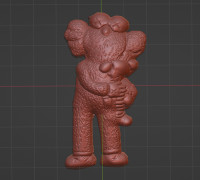 Kaws Fridge Magnet 3D model