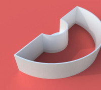 Cookie cutter 3D model