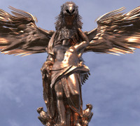Grand Ancient Eagle Priestess 3D model