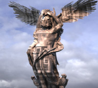 Ancient Eagle Priestess 4 3D model