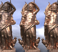 Ancient Eagle Priestess 2 3D model