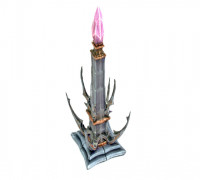 Dark Elves/Eldars Obelisk 3D model