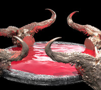 Demon Scull Stand 2 3D model