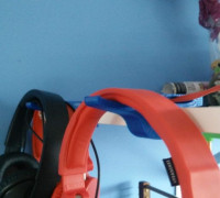Headphone holder 18mm 3D model