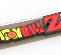 Dragon Ball Poster 3D model