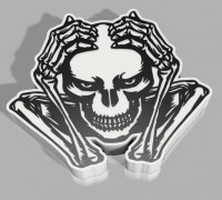 skeleton lamp 3D model