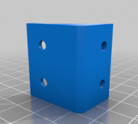 mounting bracket reinforced 3D model