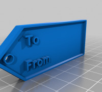 Gift Tag 3D model