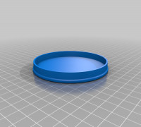 My Customized Custom Push-On Lens Cap 85mm 3D model