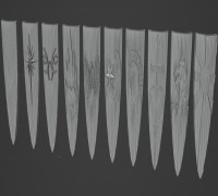 High Elf Shields 3D model