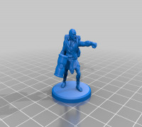 Barbarian with maul  3D model