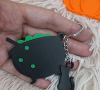 Key ring cauldron 3D model
