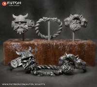 Viking Rings 3D model
