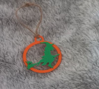 Witch keychain 3D model
