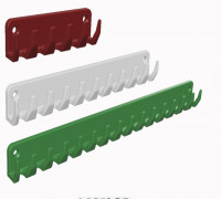 USB cable holder 3D model