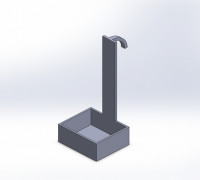 BASIC PADDLE SPORTS CAMERA SUPPORT 3D model