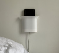 Wall phone holder 3D model