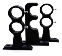 Double curtain brackets 3D model