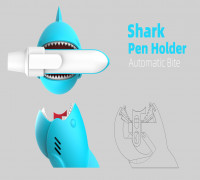 Shark Pen Holder 3D model