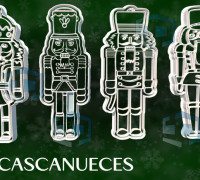 NUTCRACKER COOKIE CUTTER 3D model
