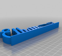 Custome Name Plate 3D model
