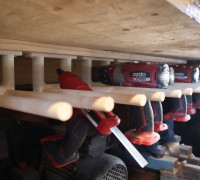 Battery Drill Storage Mount 3D model