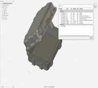 Parametric Rugged Box 3D model