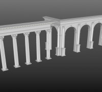 Classic Facade 010 3D model