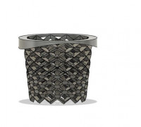rockless net cups for 4" pipe 3D model
