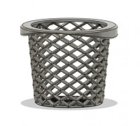 tough net cups for 4"pipe 3D model