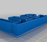 SVU Cookie Cutter 3D model