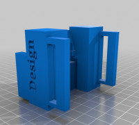 Baofeng UV5R Bicycle frame bracket 3D model