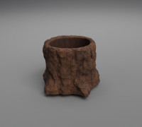 Planter tree 3D model