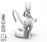 Mewtwo stl 3D model