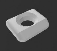 T nut for metal inserts 3D model
