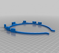 Faceplate with reinforcement 3D model