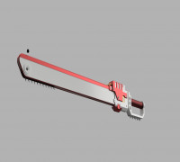 40k chainsword 3D model