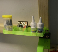 Box for Superglue, thinwall, mountable 3D model