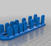 Hex Tool Holder, a child version from thing:48337 3D model