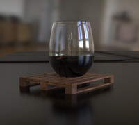Pallet Coaster- Pallet Coaster 3D model
