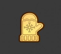 Mitten Stl File 3D model