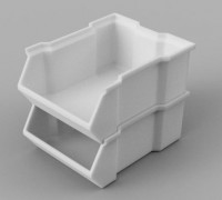 Stackable Box (Thicker Version) 3D model