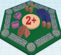 Catan Longest Road Trophy 3D model