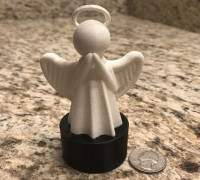 Angel Tea Light 3D model