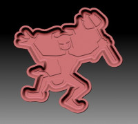 EVIL BATH BOMB MOLD 3D model